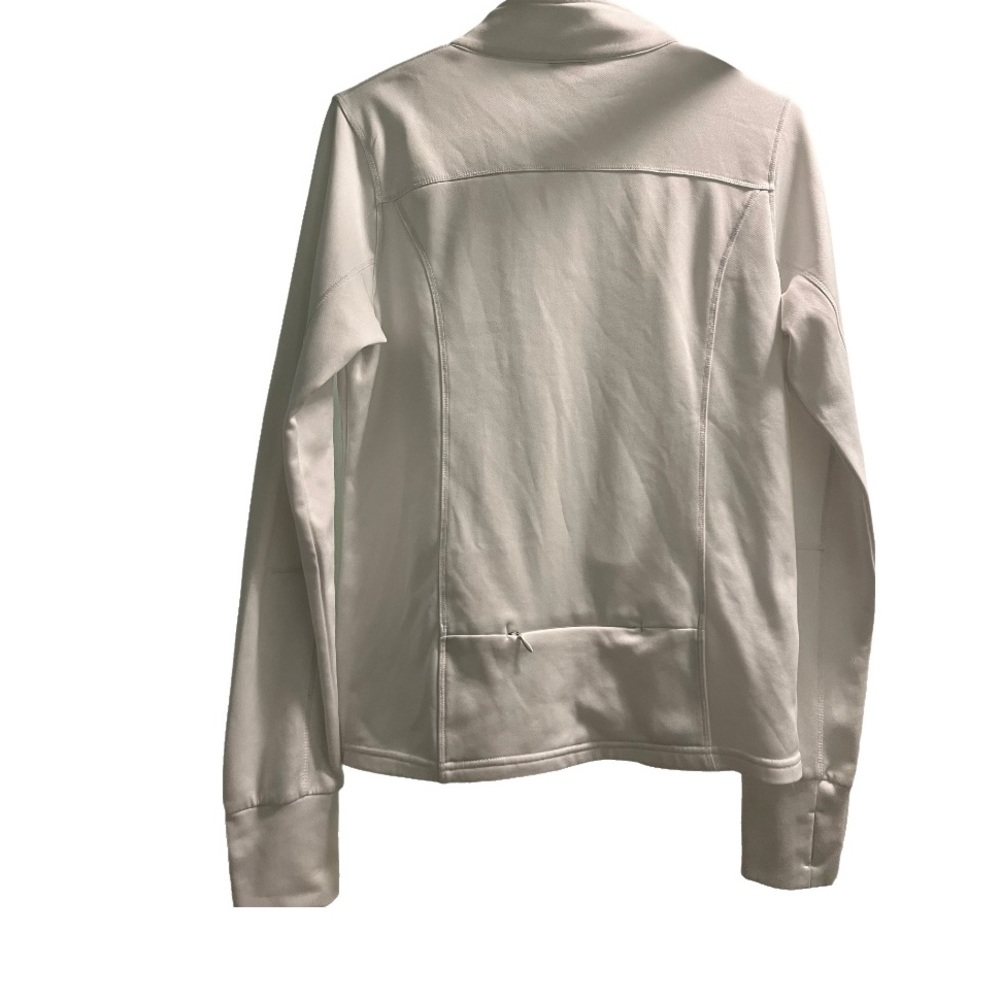 NWOT Miami Open White Tennis Athletic Woman’s Zipper Jacket with Pockets, Size S - Picture 2 of 8